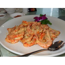Salted Egg Prawns / 咸蛋虾